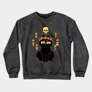 Spooky Cat Crewneck Sweatshirt
